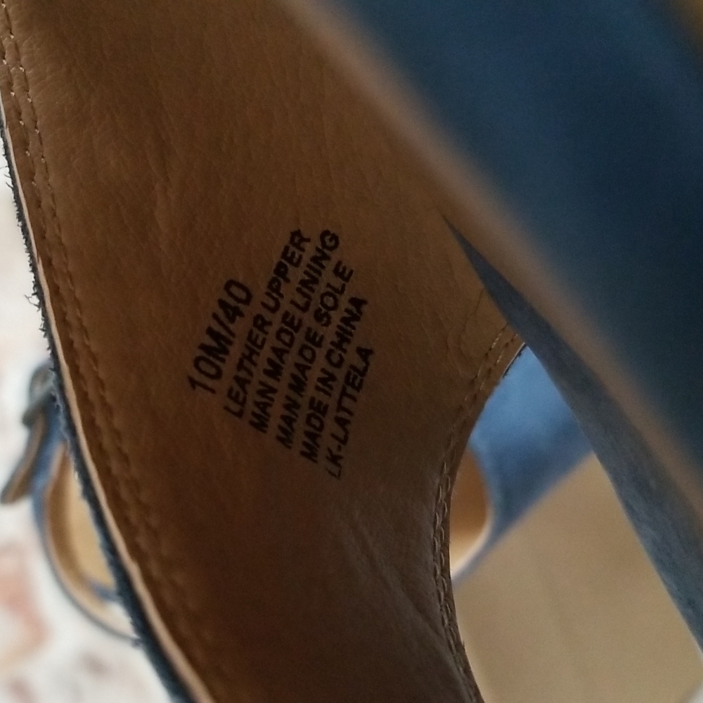 New Lucky Brand Lattela Wedge Sandals - Picture 8 of 8